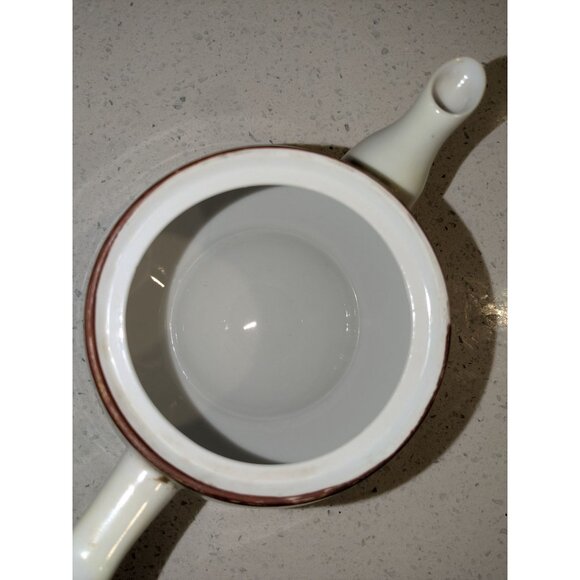 Vintage Japanese Kutani Bamboo Teapot Hand-Painted Bone China - Picture 11 of 13